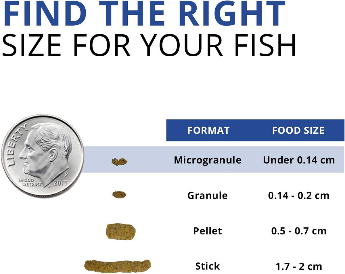 Fluval Bug Bites micro granules insect larvae formula closeup