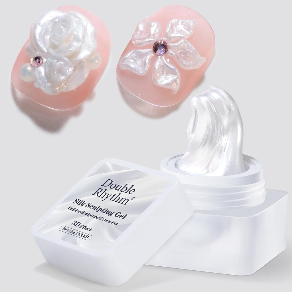 Double Rhythm 3d nail gel front view container