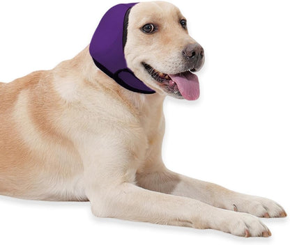 Dog Ear Cover for Hematoma,Bathing,Grooming,Drying,Fashion No Shake Ear Wraps for Dogs Ear Muffs Noise Protection Anxiety Relief,Waterproof Dog Calming Hoodie Shower Cap(Green,M) - Image 10