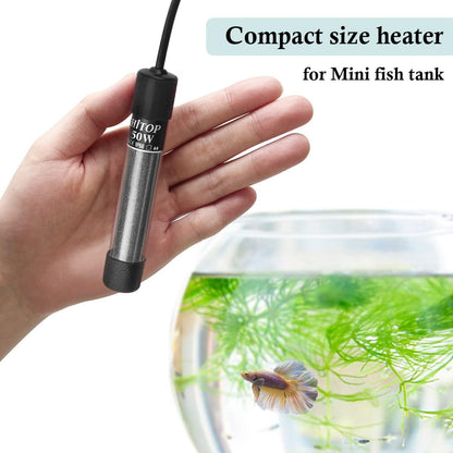 Hitop submersible heater components including suction cups and protective cover