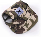 Leconpet Baseball Caps Hats with Neck Strap Adjustable Comfortable Ear Holes for Small Medium and Large Dogs in Outdoor Sun Protection (M, Colour Flower) - Image 12