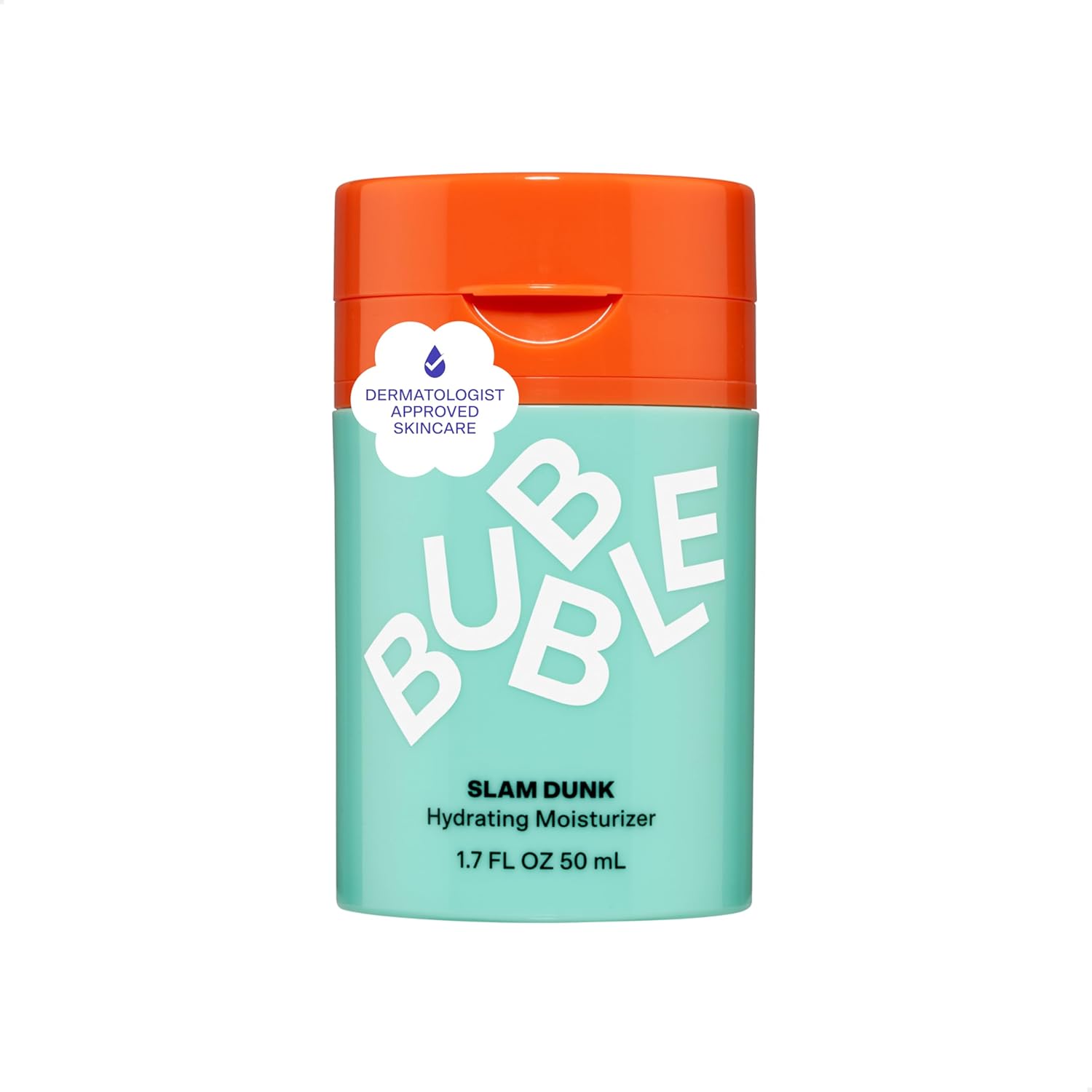 Bubble Skincare Slam Dunk Hydrating Face Moisturizer 50ml bottle front view