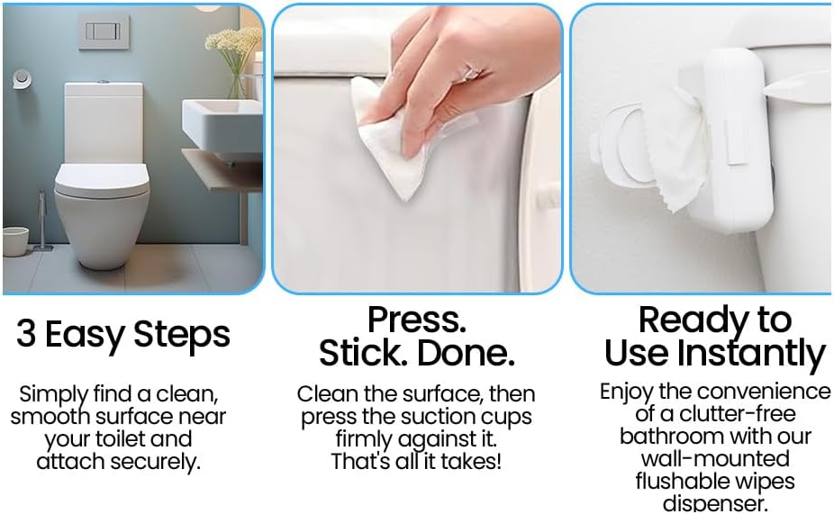 Loo dispenser moisture lock seal open view