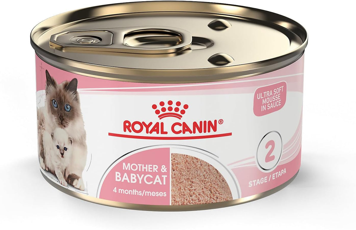 Royal Canin Feline Health Nutrition Mother & Babycat Queen Ultra Soft Mousse in Sauce Cat Food, 3 oz (Pack of 12) - Image 11