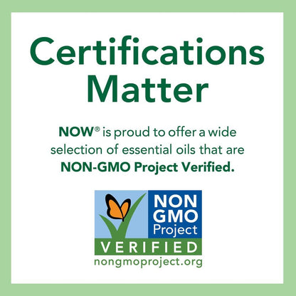Back label of imported Now Foods eucalyptus oil detailing safety information and dilution tips
