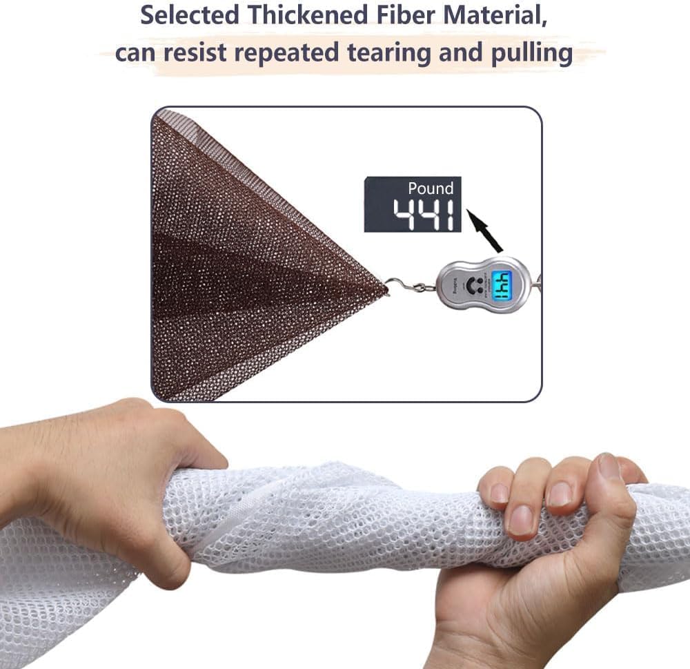 Included installation kit with ropes and zip ties