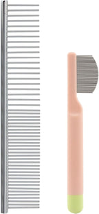 Safe rounded tip design of Meirivrn pet grooming combs