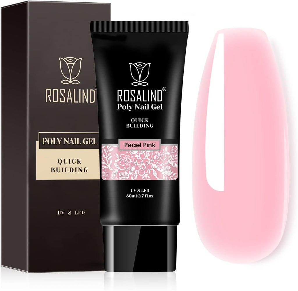 Rosalind Pearl Pink Poly Extension Gel front view tube packaging