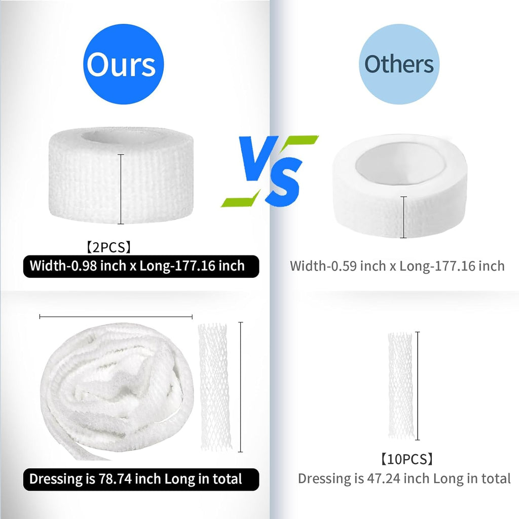Fexichuji dog paw and tail bandage set packaging contents