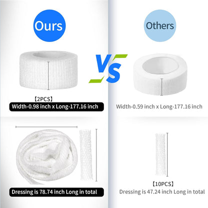 Fexichuji dog paw and tail bandage set packaging contents