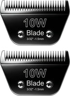 Dog Grooming Clipper Blades Replacement Compatible with Andis Dog Clippers,Most OsterA5, Wahl KM Series Pet Clippers (Black(5FC)) - Image 12