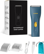 Prowerful Home Professional Dog Grooming Kit Clipper Low Noise USB Rechargeable Gifts for Dog Cat Black,TS006 - Image 14
