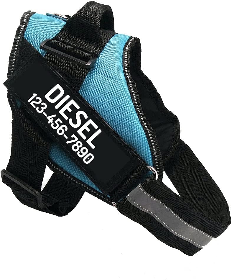Custom No Pull Dog Harness with Name and Phone Number, Heavy Duty Personalized Pet Vest to Prevent Tugging, Pulling, or Choking, Training and Walking (Pink, S (10-19LBS)) - Image 14