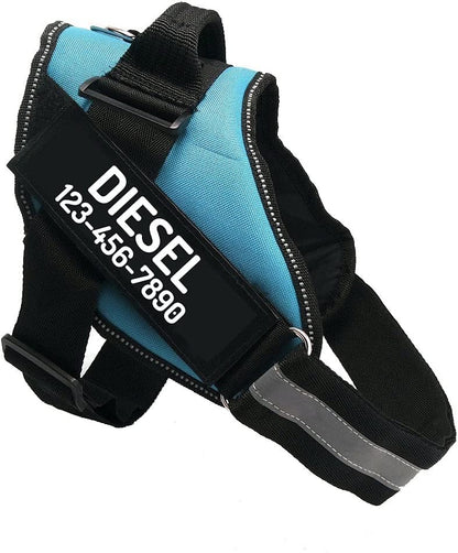 Custom No Pull Dog Harness with Name and Phone Number, Heavy Duty Personalized Pet Vest to Prevent Tugging, Pulling, or Choking, Training and Walking (Pink, S (10-19LBS)) - Image 14