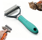 Double Sided Dematting Comb, 2026Undercoat Rake Deshedding Grooming Tool, Pet Hair Detangler Brush for Removing Tangles Knots and Loose Fur, Grooming Comb for Long Thick Coats (1, Orange) - Image 12