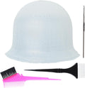 RJMBMUP silicone highlighting cap set for hair coloring