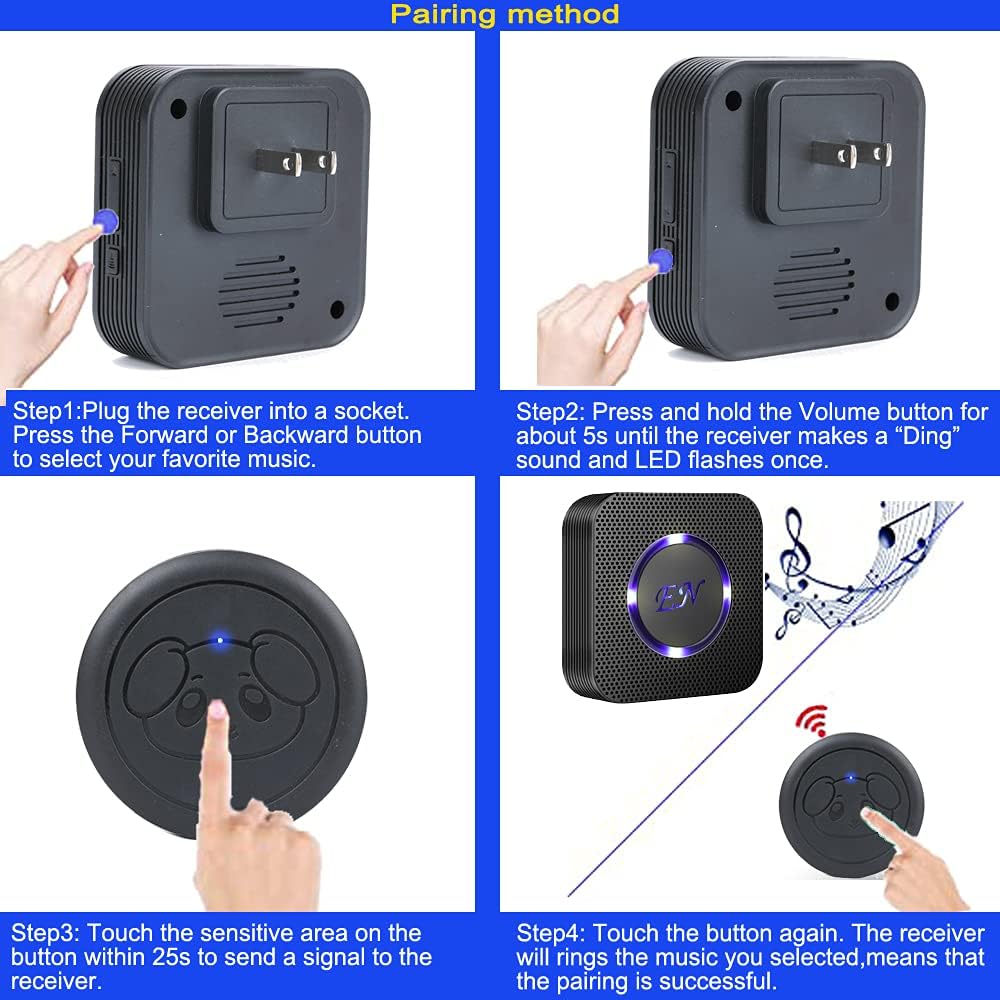 EverNary pet training doorbell button packaging