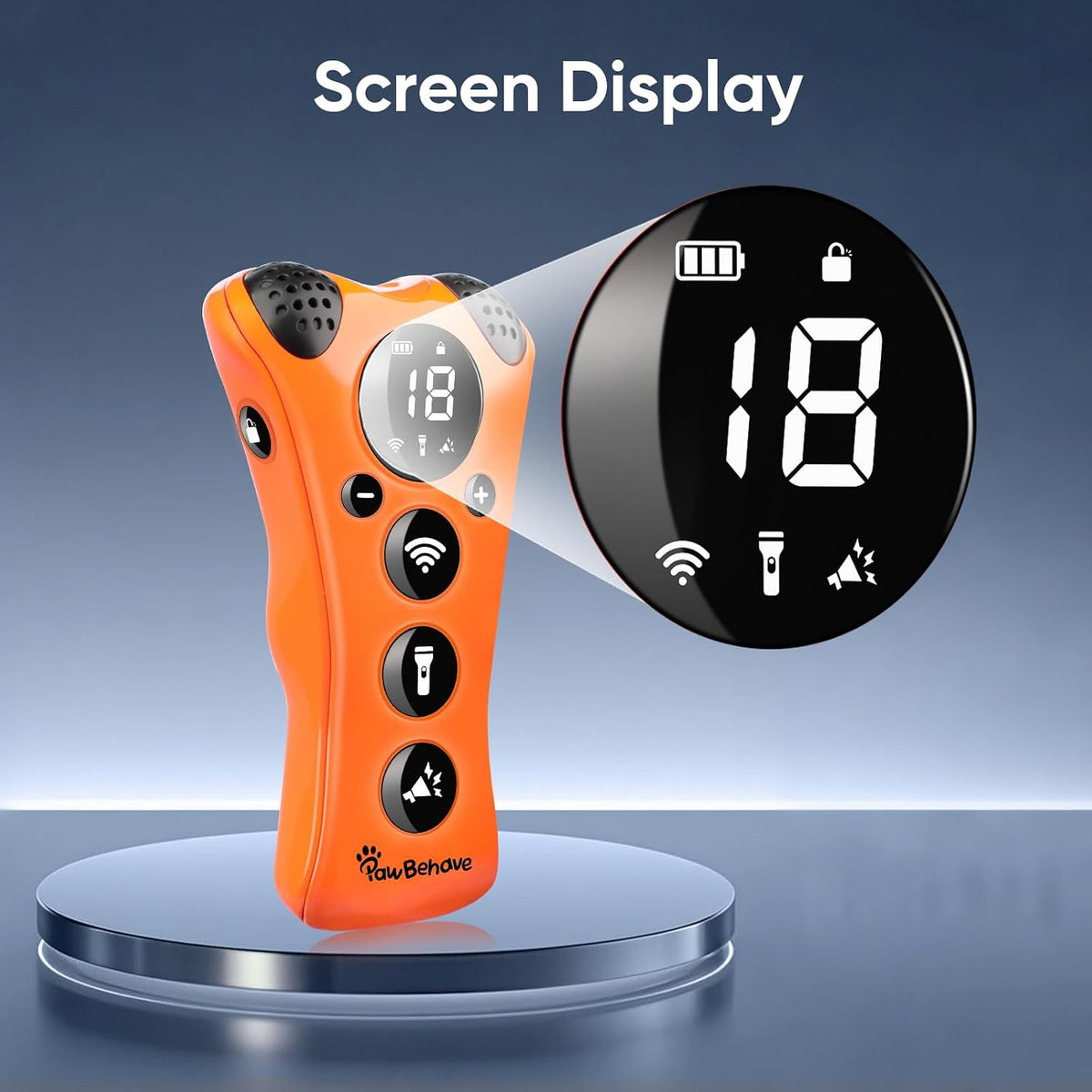PawBehave ultrasonic device package contents and charging cable