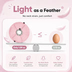 Kitten wearing Pawfun pink soft cone while sleeping comfortably