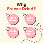 Pupford all natural freeze dried puppy treats back packaging ingredient list