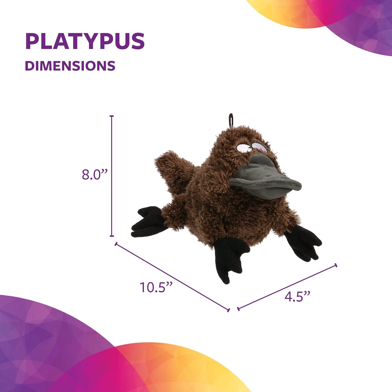 Plush dog toy featuring Chew Guard Technology lining close up