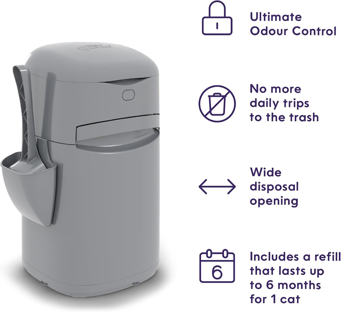 Litter Genie Easy Roll bottom loading refill mechanism