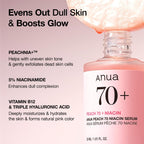 Anua Peach 70 Niacinamide Serum, 1.01 fl.oz - Image 4