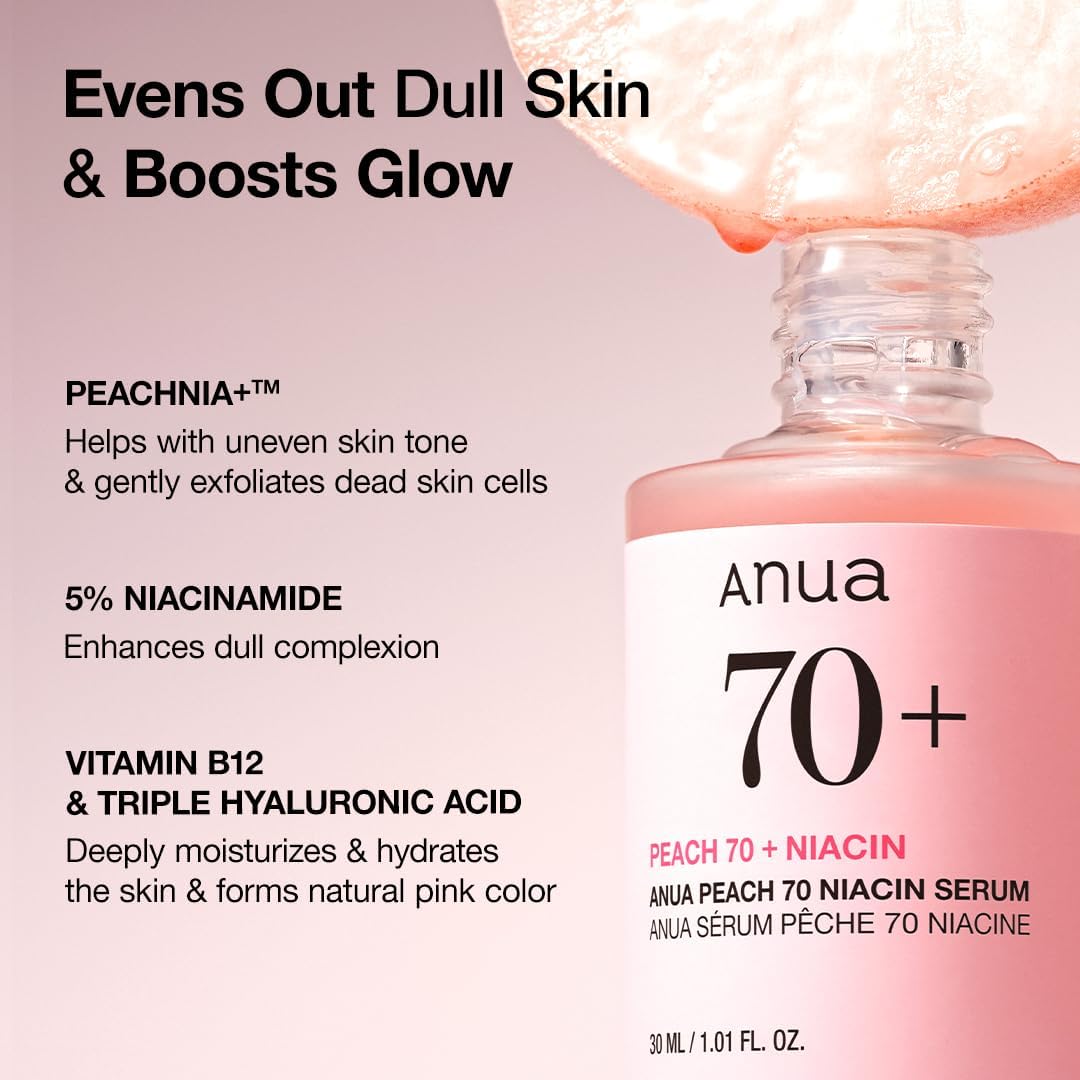 Anua Peach 70 Niacinamide Serum, 1.01 fl.oz - Image 4