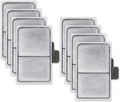 HiTauing 8 Pack EF-S Filter Cartridges front view showing the multi-layer filtration mesh.