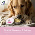 Lanolin free nipple cream application instruction on pet skin