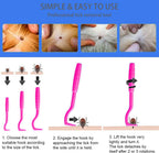 Stainless steel flea comb for dogs and cats