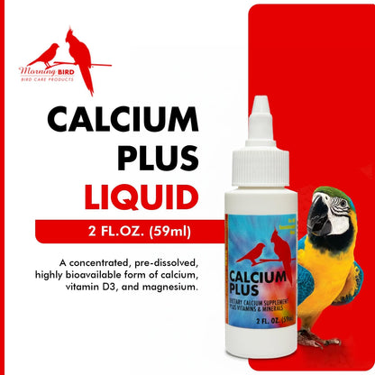 2 Fluid Ounce bottle of highly bioavailable avian vitamin drops