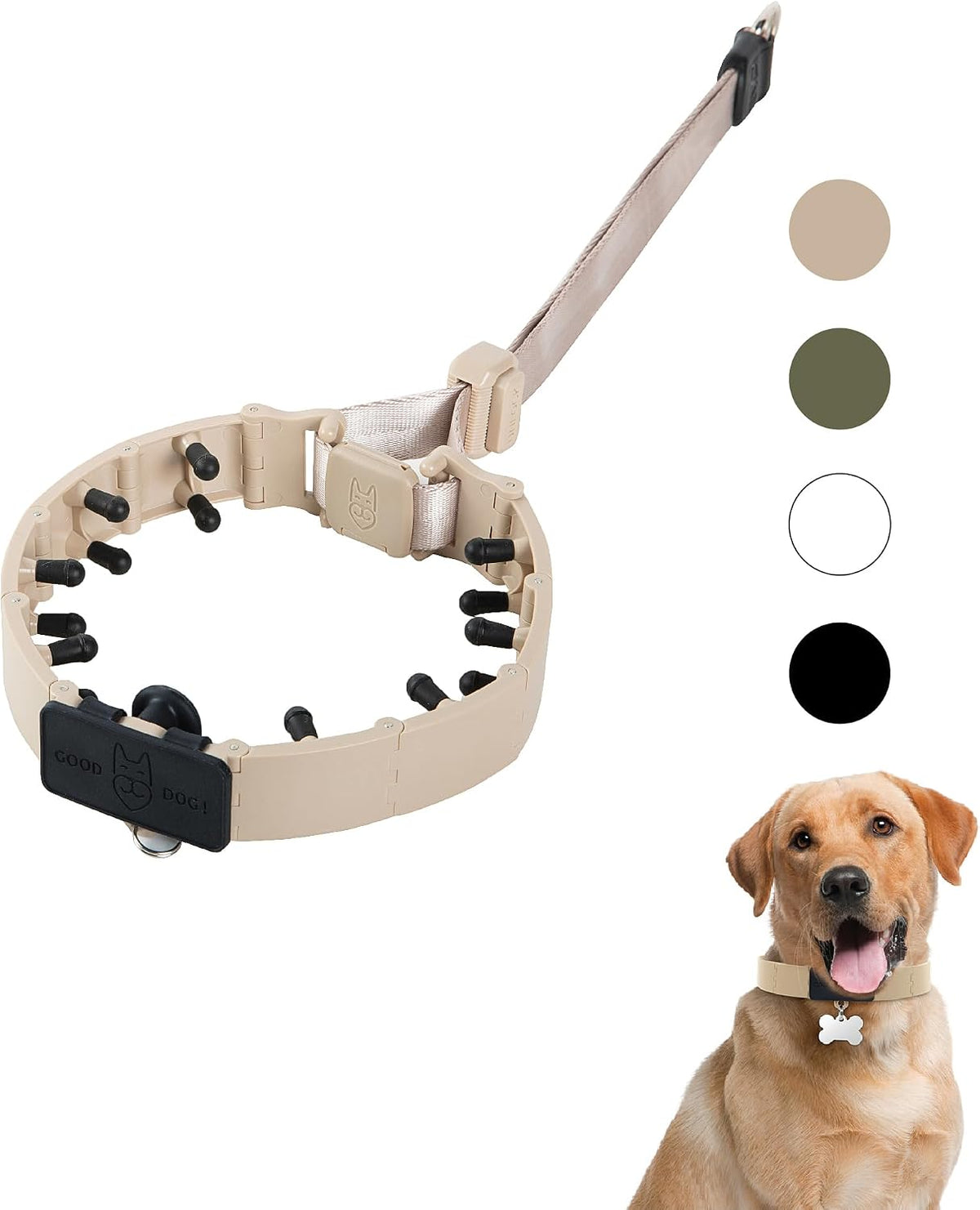 SVD.PET Dog Prong Collar for No-Pull Training, Quick-Release Buckle Adjustable Pinch Collar for Small Dogs (Black, Small Size, Suitable Neck Girth 7"-10") - Image 11