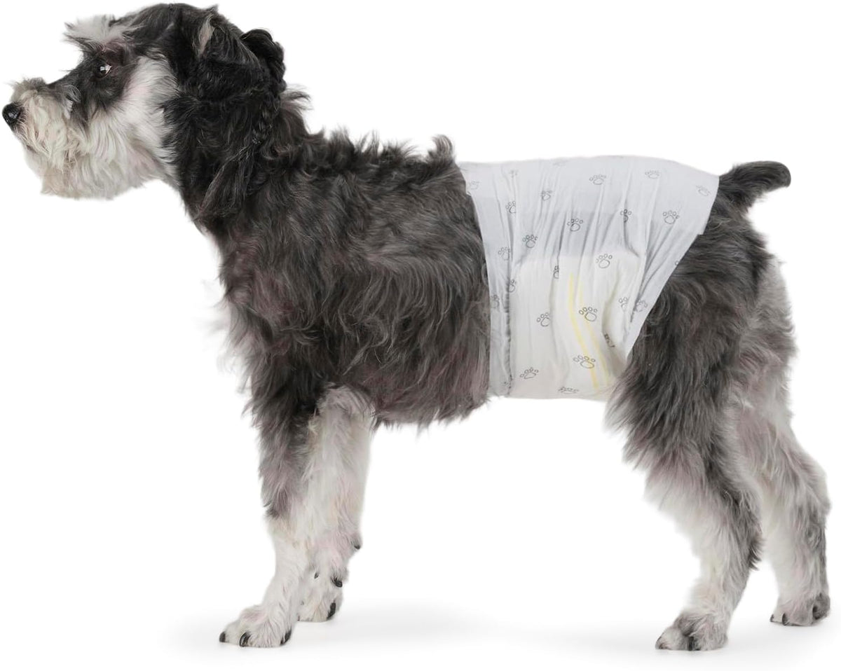 Breathable layers and leakproof edges of male dog disposable wrap