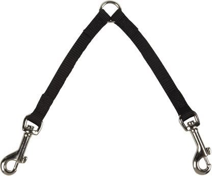 Guardian Gear Nylon Two-Way Small Dog Coupler front view premium double pet leash attachment
