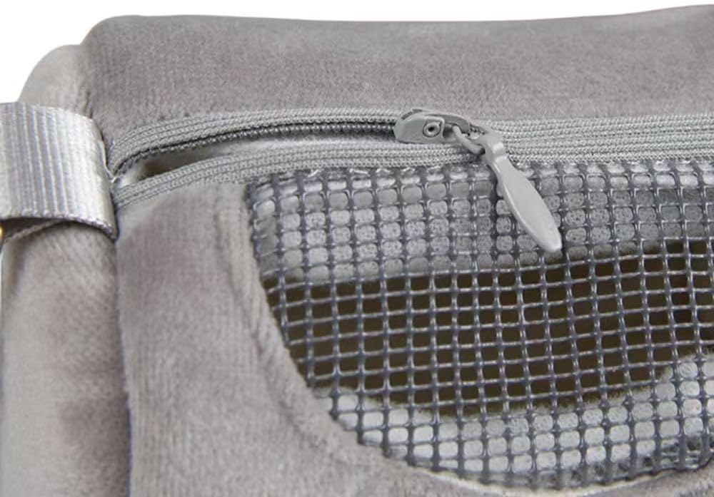 Hamster Carrier Bag with Breathable Window Portable Small Pet Carriers Soft-Sided Hands-Free Shoulder Strap Hamster Bag for Short Distance Travel Outdoor Check-Up Dwarf Hamsters Rats Mice - Image 4