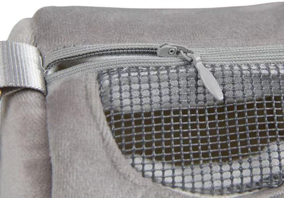 Hamster Carrier Bag with Breathable Window Portable Small Pet Carriers Soft-Sided Hands-Free Shoulder Strap Hamster Bag for Short Distance Travel Outdoor Check-Up Dwarf Hamsters Rats Mice - Image 4