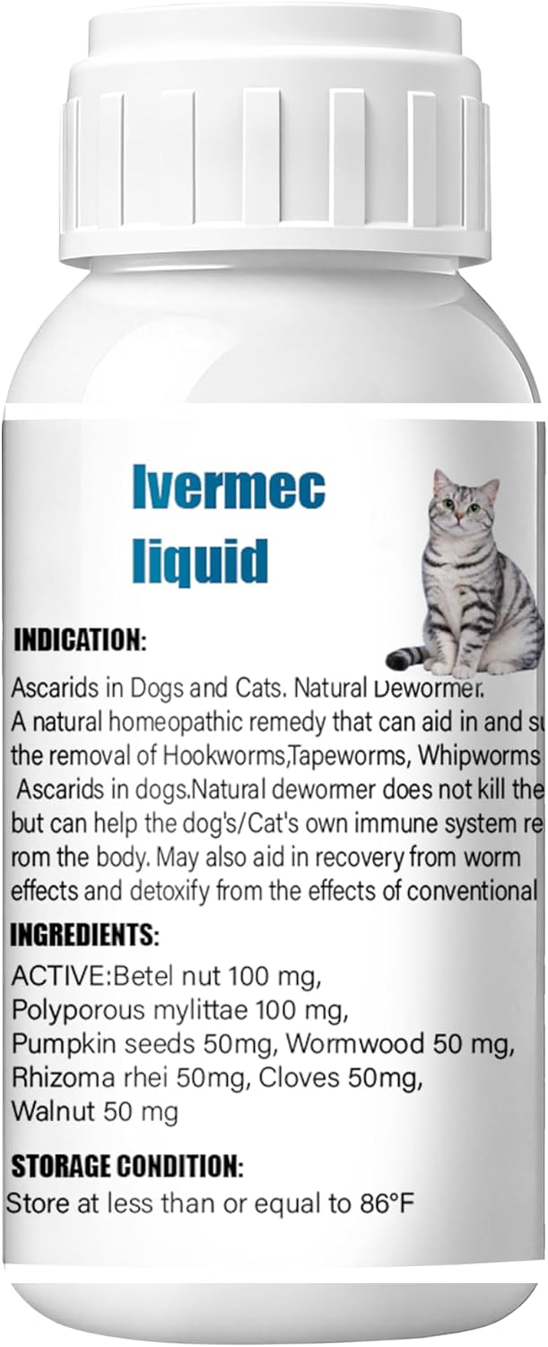Premium imported feline digestive care supplement ingredients and benefits label