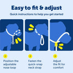 PetSafe Gentle Leader No-Pull Dog Headcollar - The Ultimate Solution to Pulling - Redirects Your Dog's Pulling for Easier Walks - Helps You Regain Control - Medium, Black - Image 7