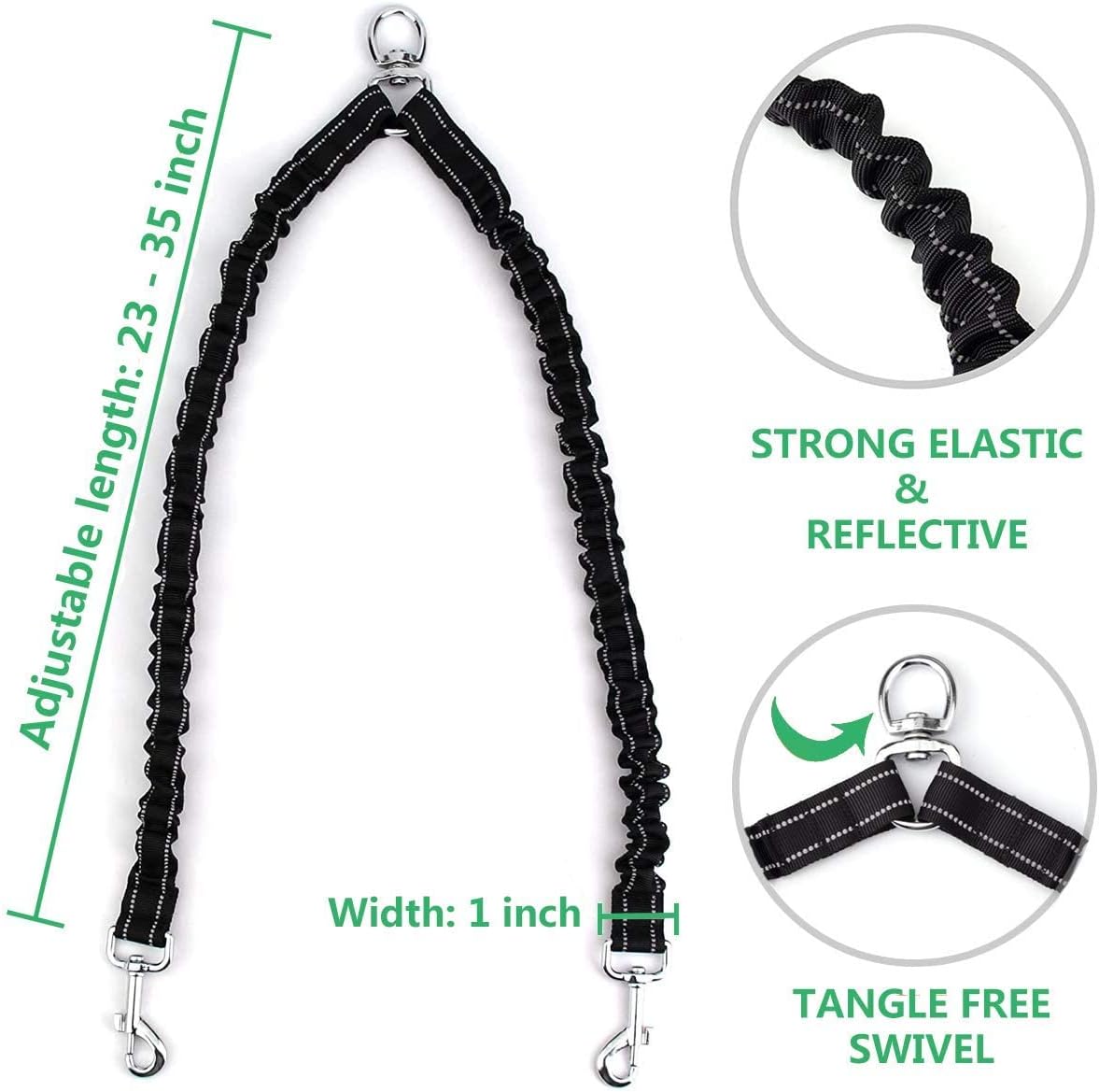 YaLunpc retractable leash with integrated poop bag dispenser