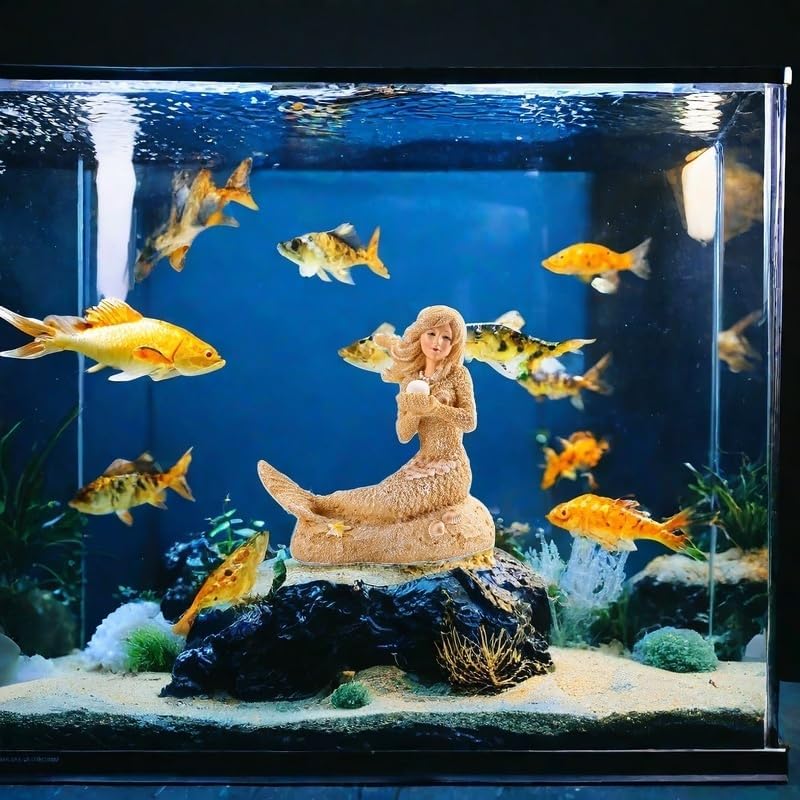 SwandTanpand mermaid ornament used as home desk decor