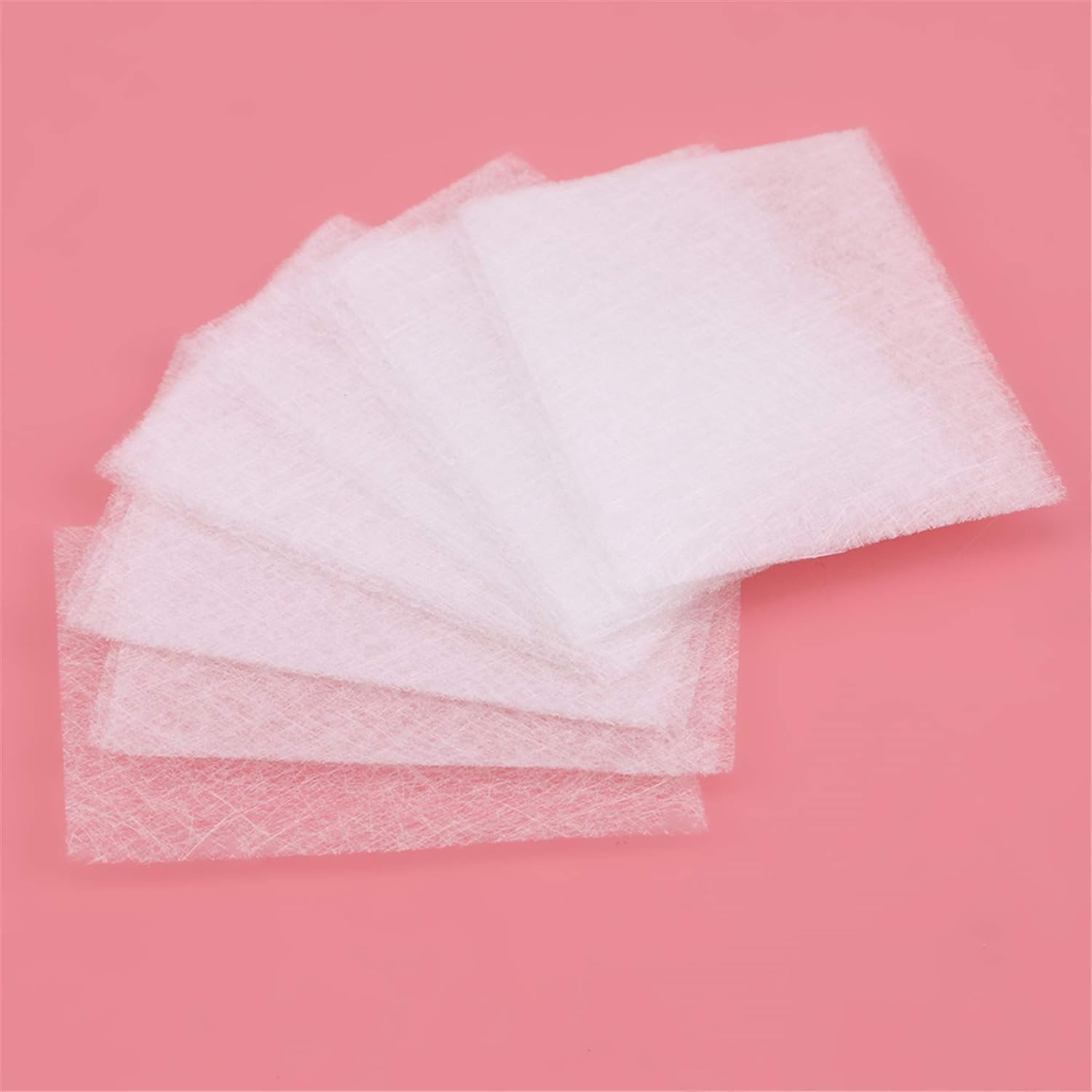 Zgluzp 20 pieces white fiberglass nail extension kit front view