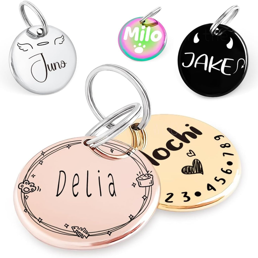 Authentic MEOW the WOOF premium imported pet tag accessory