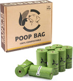 Certified Compostable Dog Poop Bags, 270 Count Landfill Friendly and Leakproof Waste Bags, Easy Open Unscented Forest Green Poop Bag for Dog, 15 Doggy Bags Per Roll (18 rolls) - Image 9