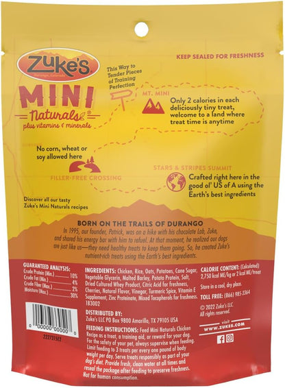 Zuke's Mini Naturals low calorie training treats for puppies