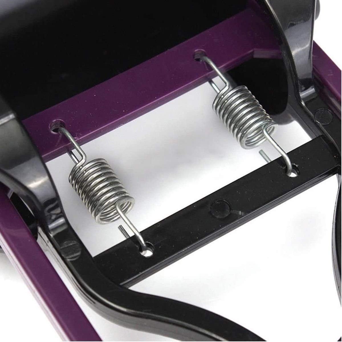Durable double spring loaded jaw claw rake for cleaning backyard grass and gravel.