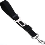 Adjustable nylon strap mechanism for pet seat belt