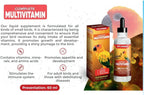 Vitofarma bird health supplement bottle with dropper application
