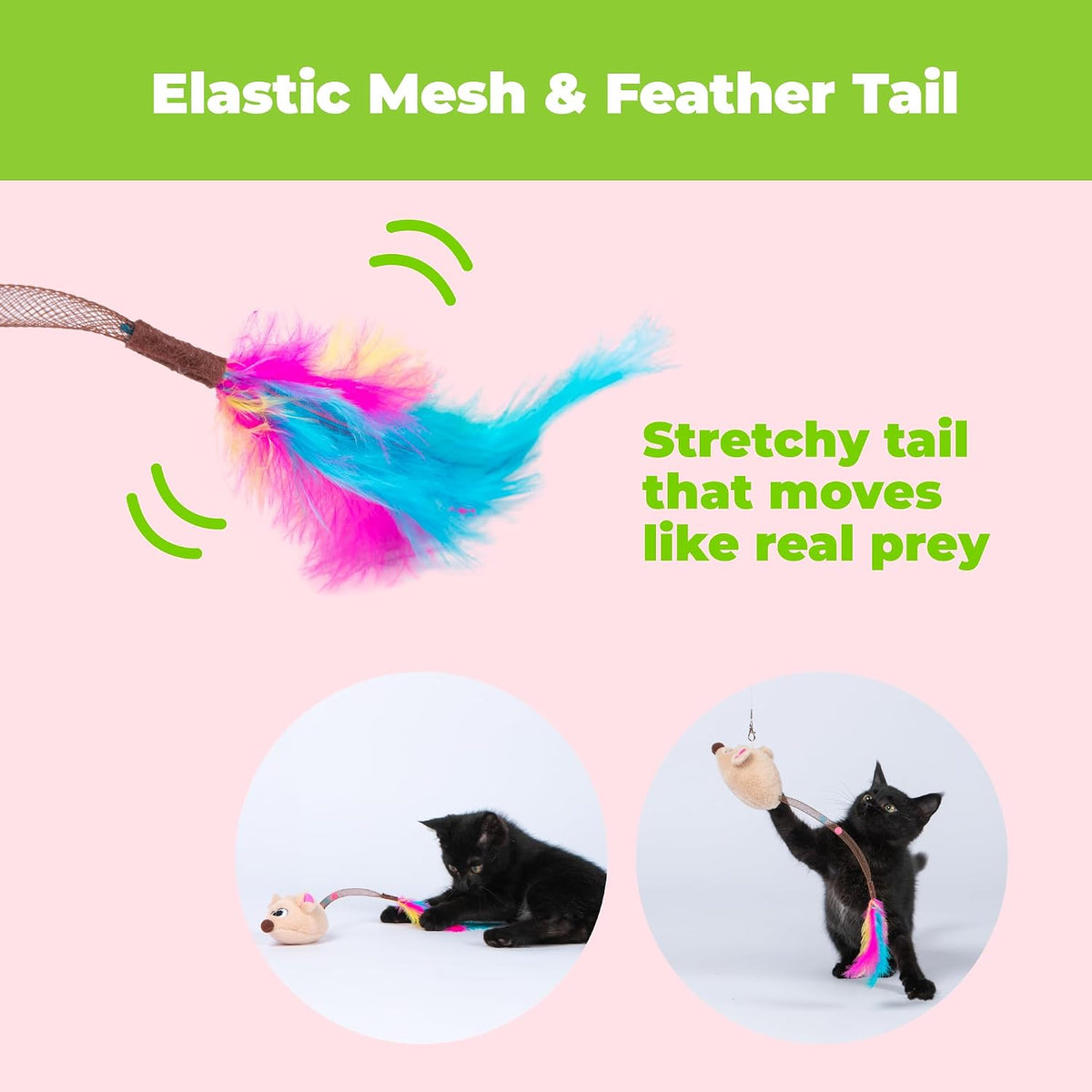 Best Pet Supplies Catify North American catnip infused plush pet toy for kittens.