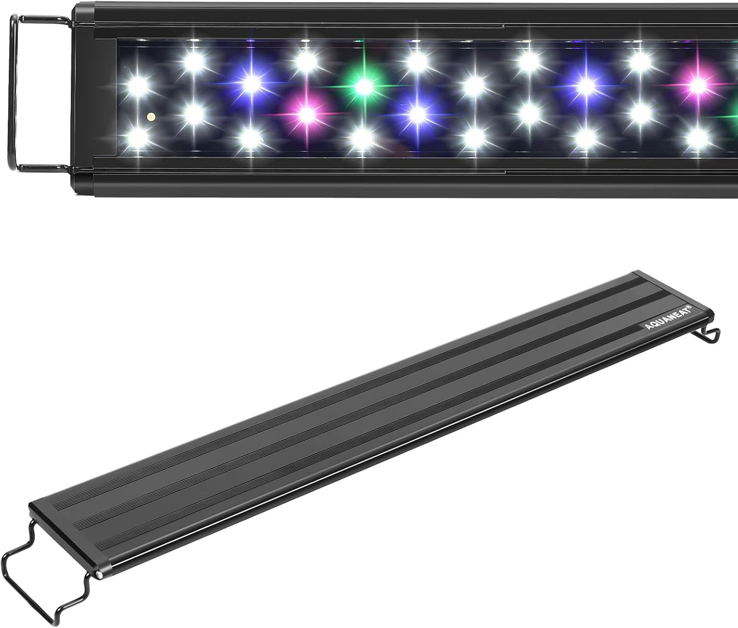 Aquaneat LED aquarium light fixture front view
